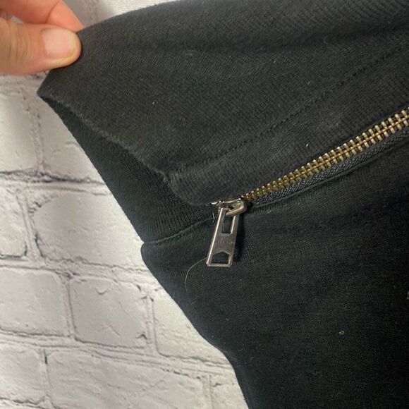 AllSaints Dahlia Sweat Jacket Black Size Small 206 - Picture 5 of 9